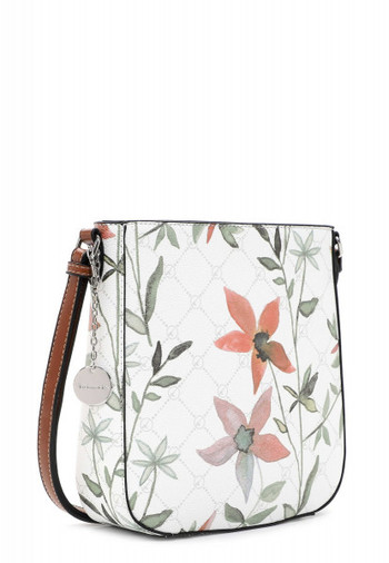 Dámska crossbody kabelka biela - Tamaris Kleo Flower