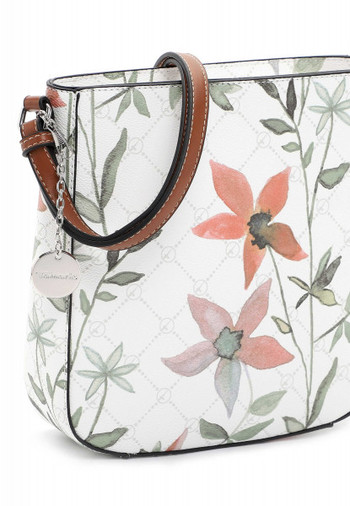 Dámska crossbody kabelka biela - Tamaris Kleo Flower