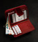 Módna kožená tmavočervená peňaženka lakovaná - Lorenti 115FTN