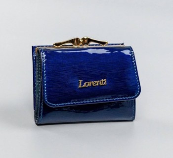 Malá dámska peňaženka kožená kráľovsky modrá - Lorenti 55287SH