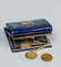 Malá dámska peňaženka kožená kráľovsky modrá - Lorenti 55287SH