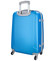 Štýlový pevný kufor žiarivo modrý - RGL Paolo M