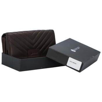 Dámska kožená peňaženka hnedá - Diviley Carlina