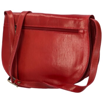 Dámska kožená crossbody červená - Delami Linda