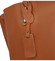 Dámska kožená kabelka svetlo hnedá - ItalY Jordana