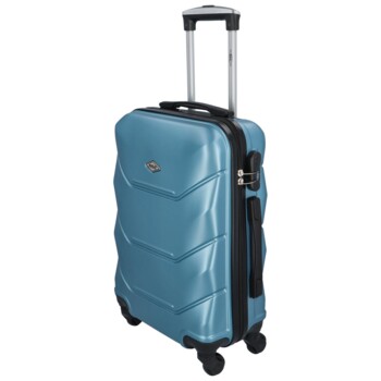 Škrupinový cestovný kufor bledo modrý - RGL Hairon XS
