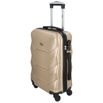 Škrupinový cestovný kufor zlato béžový - RGL Hairon XS