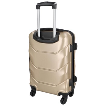 Škrupinový cestovný kufor zlato béžový - RGL Hairon XS