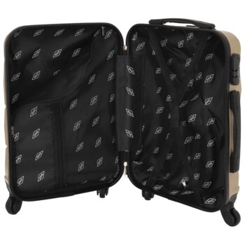 Škrupinový cestovný kufor zlato béžový - RGL Hairon XS