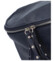 Luxusná kožená kabelka oblička tmavo modrá - ItalY Banana