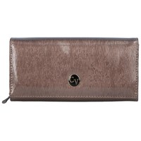 Dámska peňaženka kožená lakovaná šedá - Cavaldi H201 