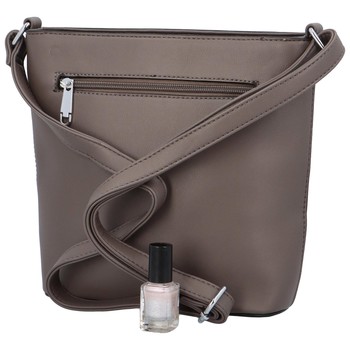 Dámska crossbody kabelka taupe - Silvia Rosa Believa