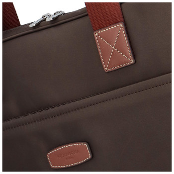 Luxusná taška na notebook tmavohnedá - Hexagona 171176