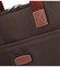 Luxusná taška na notebook tmavohnedá - Hexagona 171176