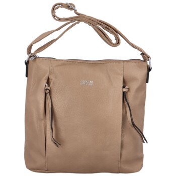 Dámska crossbody kabelka taupe - Coveri Beakty