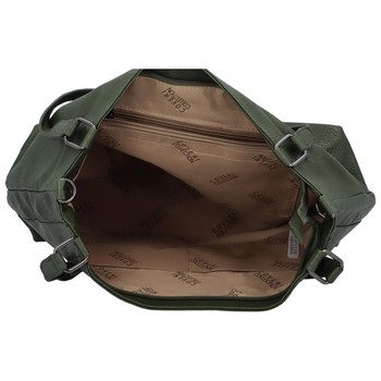 Dámska kabelka cez rameno tmavo zelená - Coveri Palona