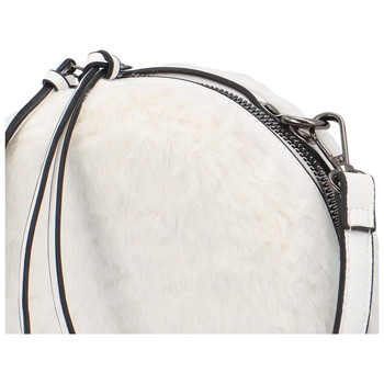 Dámska kožušinová kabelka biela - Maria C Cheer
