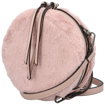 Dámska kožušinová kabelka ružová - Maria C Cheer
