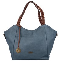 Veľká dámska kabelka cez rameno modrá - Coveri Beklam