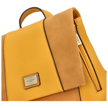 Luxusný dámsky batoh žltý - Hexagona Ashim