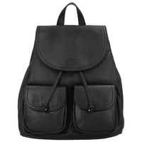 Luxusný dámsky kožený batoh čierny - Hexagona Doulinq
