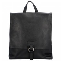 Dámsky kožený batôžtek kabelka čierny - ItalY Francesco