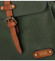 Moderný batoh kabelka tmavozelený - Coveri Manules