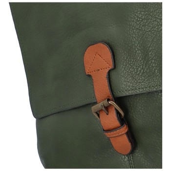 Mestský batoh kabelka tmavo zelený - Coveri Karlio