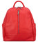 Dámsky kožený batoh červený - Delami Filippo