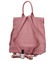 Dámsky kožený batoh ružový - ItalY Ahmedus