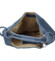 Dámska kožená kabelka cez rameno džínsovo modrá - Delami Avera