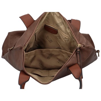 Dámska kabelka cez rameno tmavo hnedá - Coveri Laija