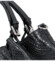 Dámska kožená kabelka čierna - Delami Minestra