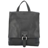 Dámsky kožený batôžtek kabelka tmavo šedý - ItalY Francesco Small