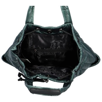 Dámska kabelka batoh tmavo zelená - Coveri Belinia
