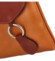 Dámska kožená crossbody kabelka koňaková/hnedá - Delami Vera Pelle Saffie