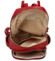 Dámsky kožený batôžtek červený - Delami Cocoa
