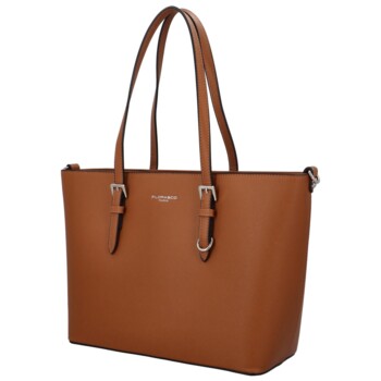 Dámska kabelka cez rameno camel - FLORA & CO Dianna