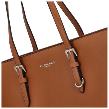 Dámska kabelka cez rameno camel - FLORA & CO Dianna