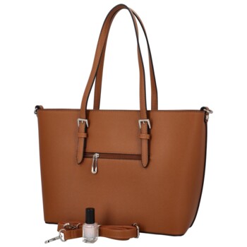 Dámska kabelka cez rameno camel - FLORA & CO Dianna