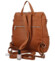 Dámsky kožený batoh svetlo hnedý - Delami Rossan