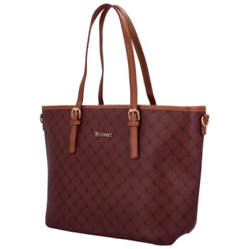 Dámska kabelka na rameno vínová - Coveri Ofelia