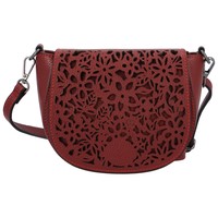 Dámska kožená crossbody kabelka vínová - ItalY Betteryela