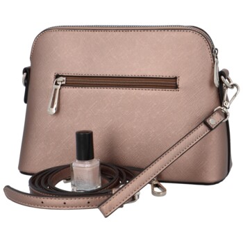 Dámska crossbody kabelka béžová matalíza - Flora&Co Alitta