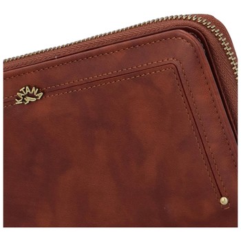 Dámska kožená peňaženka hnedá - Katana K127