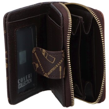 Dámska malá peňaženka hnedá - Coveri Pretty