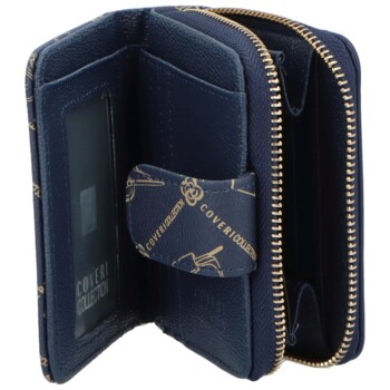 Dámska malá peňaženka tmavo modrá - Coveri Pretty