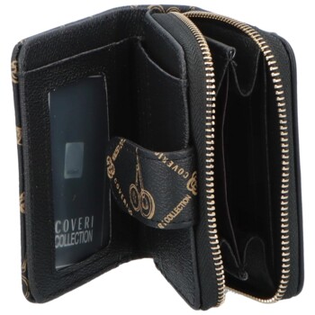 Dámska malá peňaženka čierna - Coveri Pretty