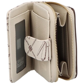 Dámska malá peňaženka tmavo béžová - Coveri Pretty