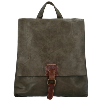 Dámsky mestský batoh tmavozelený - Paolo Bags Vivet